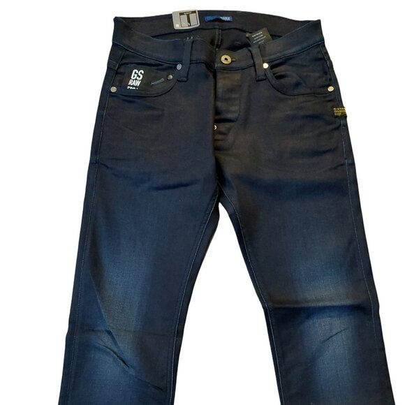 Retro Vintage G-Star Raw 5204 Defend Super Slim Denim Jeans Pants Sz 28 x 29 NWT - Picture 4 of 11